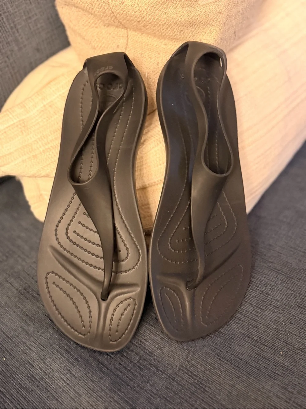 Crocs Women’s Black Sexi-Flip Sandal
